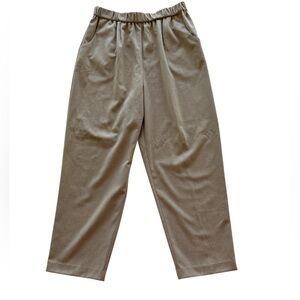 Briggs New York Women’s Pull On Straight Leg Elastic Waist Tan Pants Size 10P